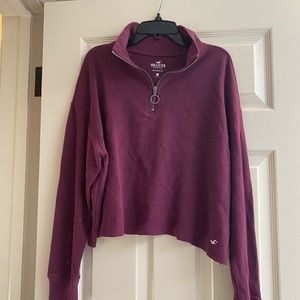 Hollister half zip up